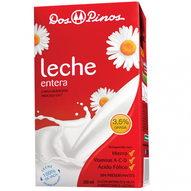 Leche Entera Dos Pinos250 ML