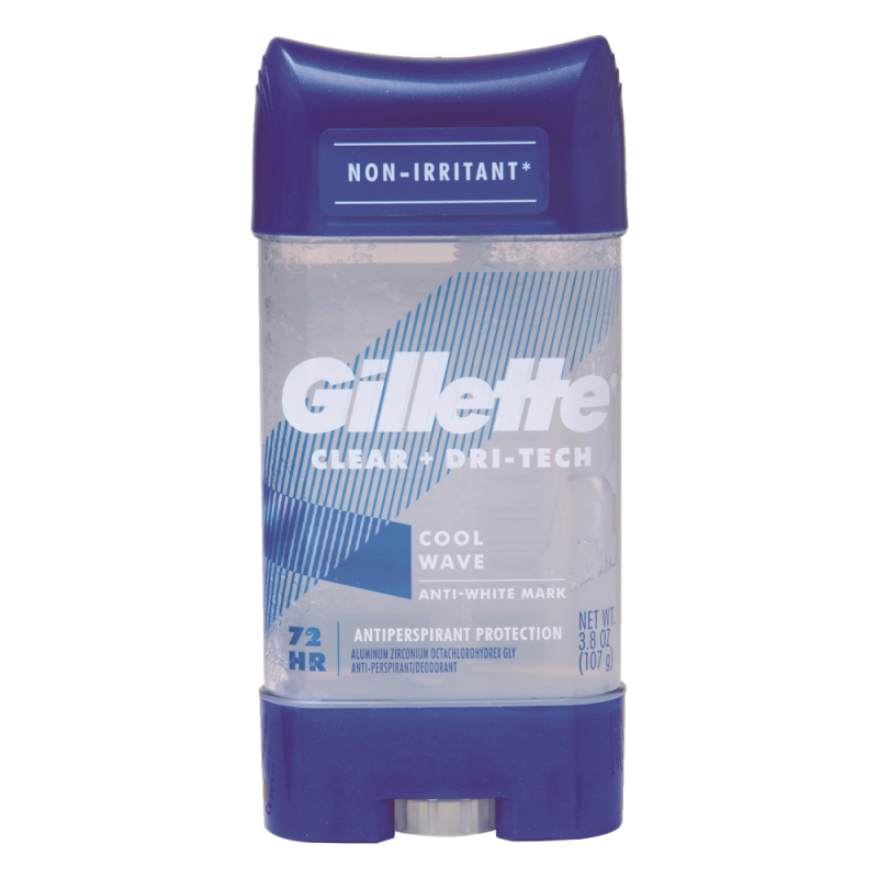 Desodorante Gillette Endurance Clear Gel Cool Wave3.8 OZ