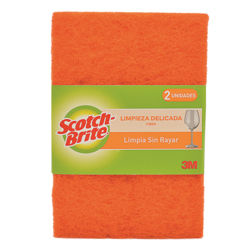 Fregador Fibra Cero Rayas Scotch Brite2 UND