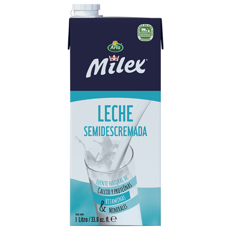 Leche Milex Semidescremada1 LT