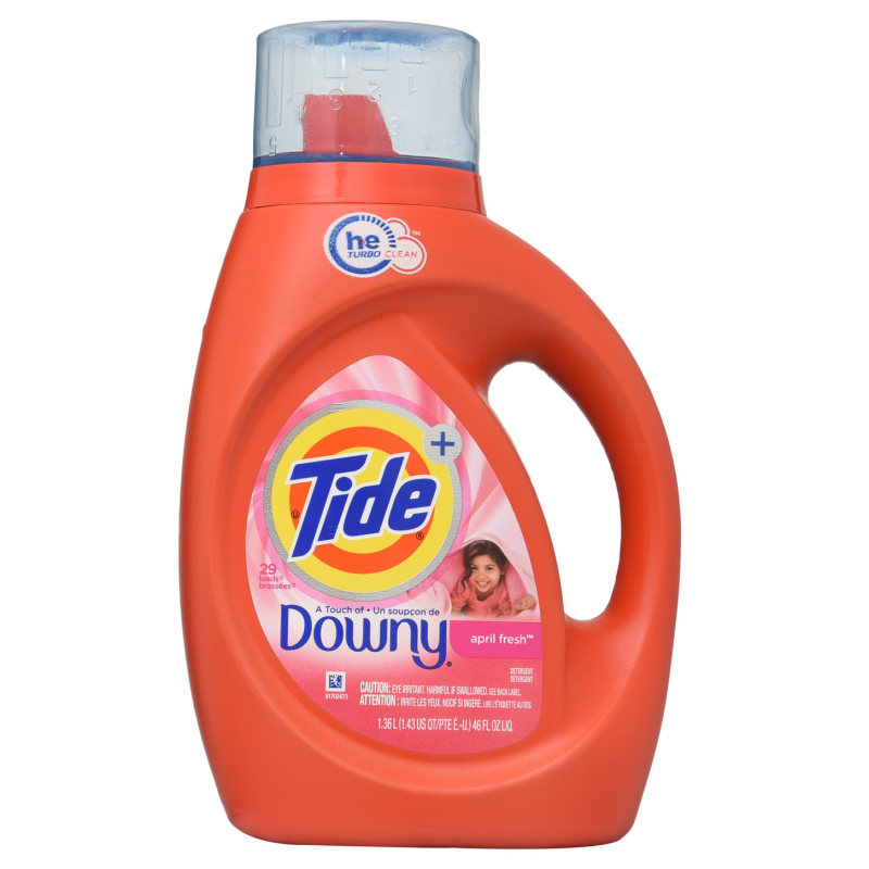 Detergente Líquido Con Downy Tide1 LT