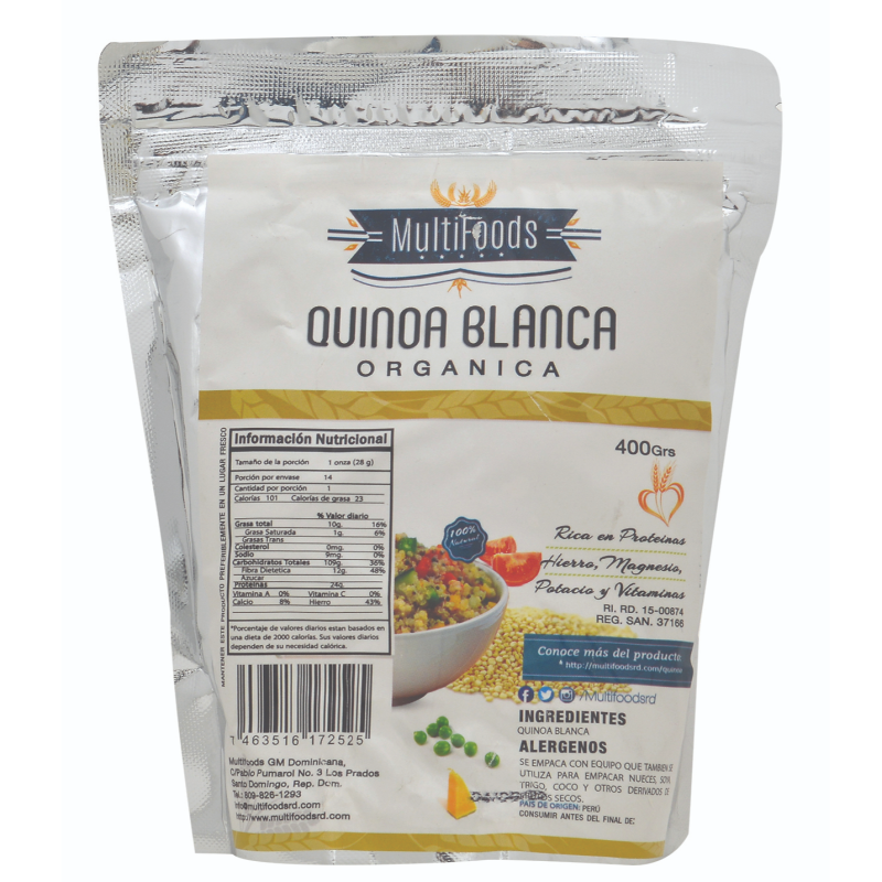 Semilla Quinoa Blanca Multifoods12 OZ