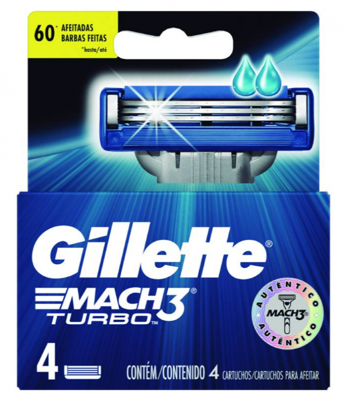 Respuesto Rasuradora Gillette Mach3 Turbo4 UND