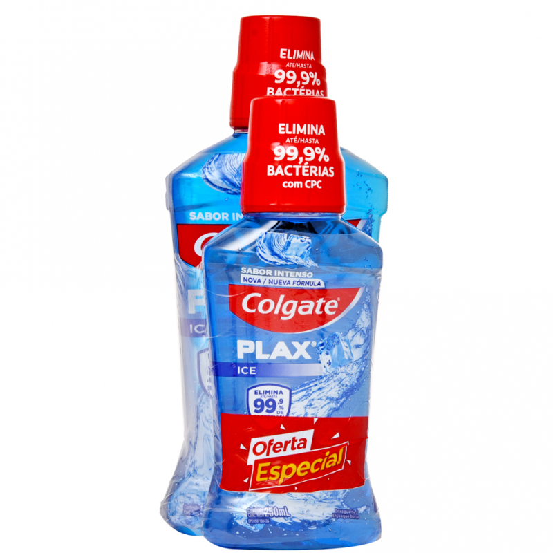 Enjuague Bucal Colgate Plax Ice 500 Ml + 250 MlPAQ