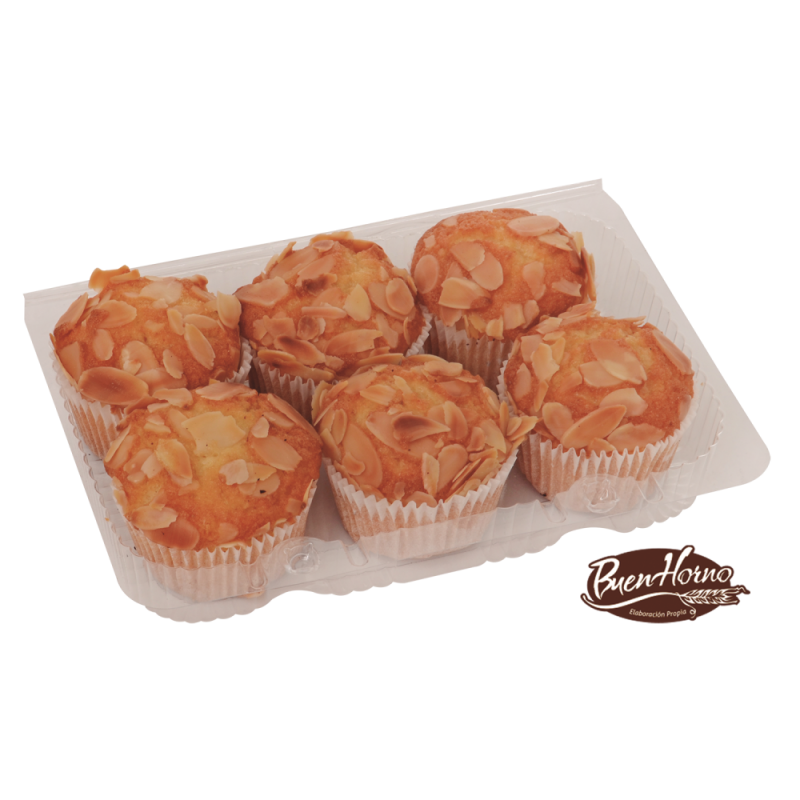 Cupcake De Almendras Buenhorno6 UND