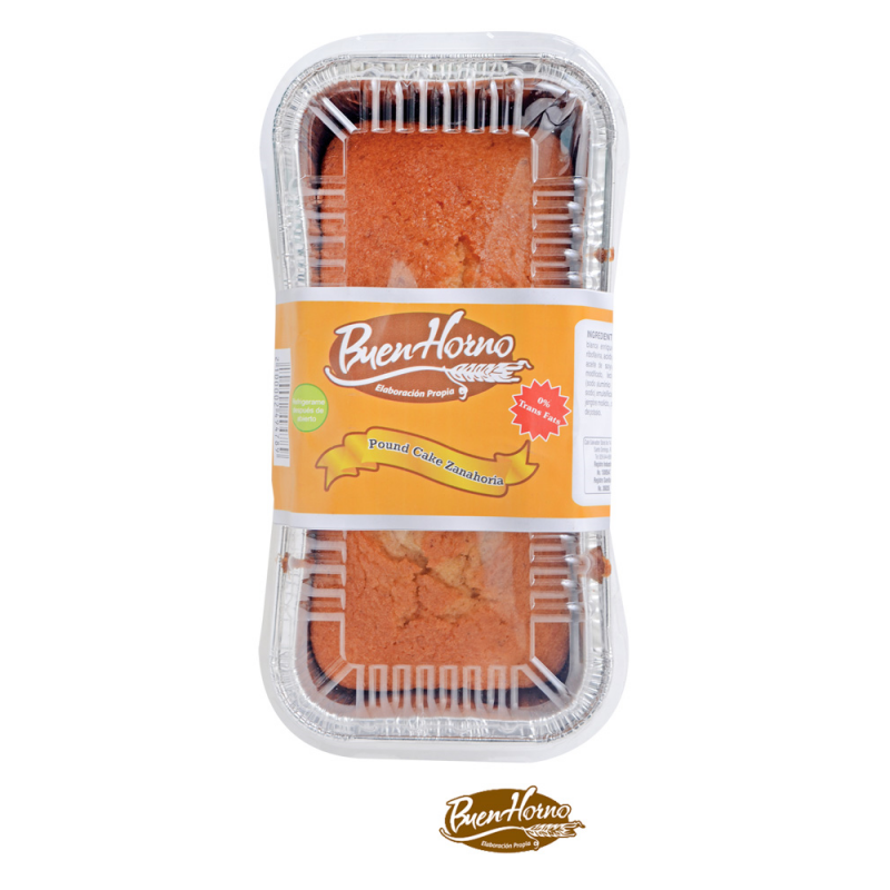 Poundcake Zanahoria Buen Horno1 LB