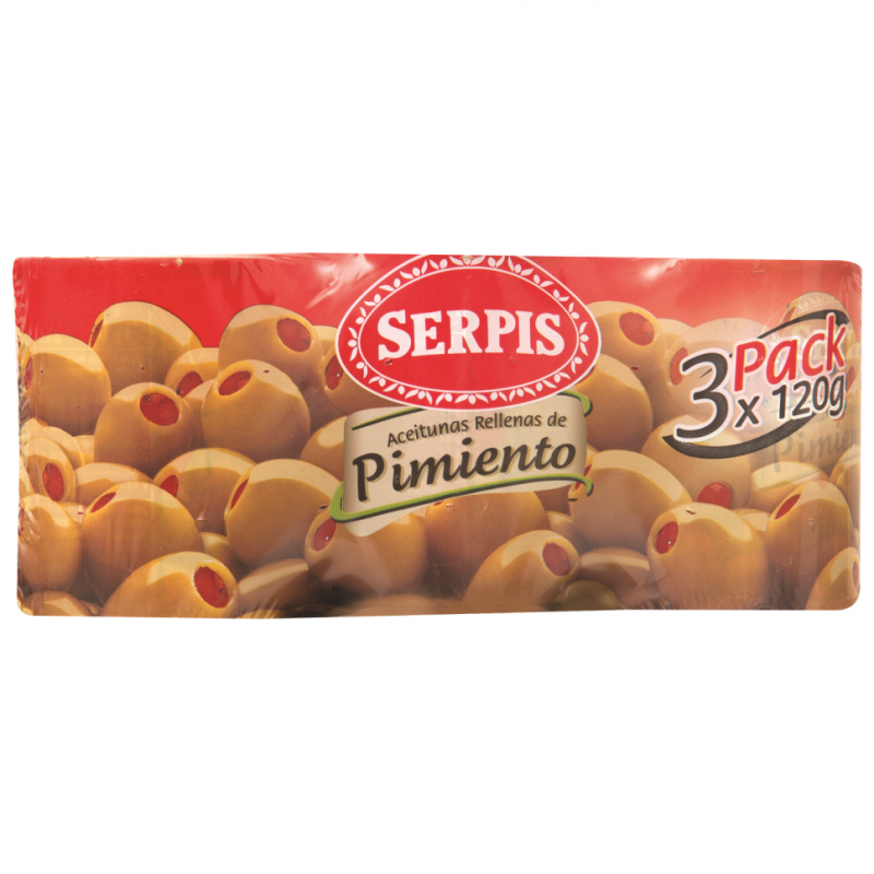 Aceituna El Serpis Pimiento 3 Pk360 GR