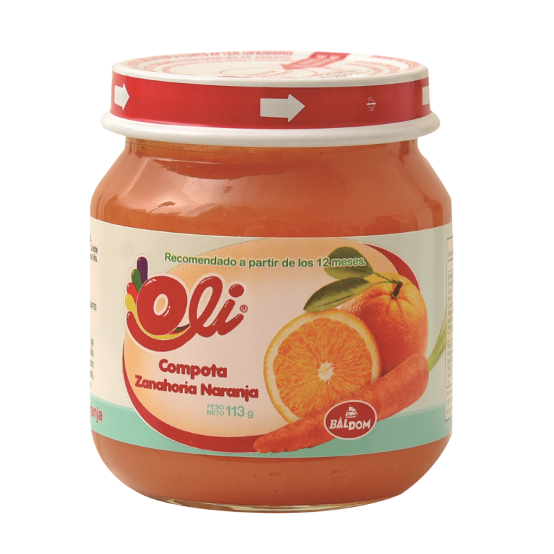 Compota Oli Naranja/ Zanahoria113 GR