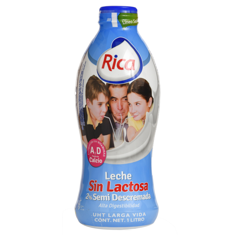Leche Rica Deslactosada Semides Pet1 LT