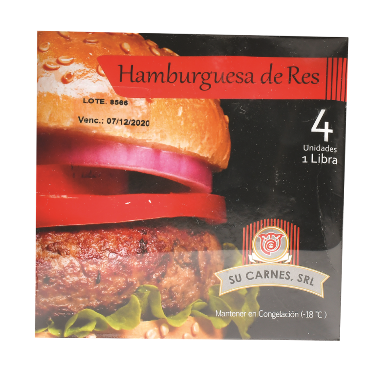 Carne Hamburguesa Sucarne Especial16 OZ