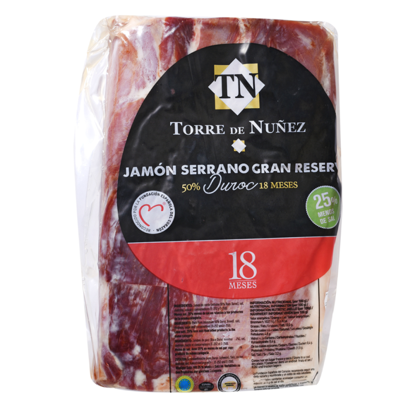 Jamon Serrano Torre De Nuñez Gran Reserva 18 MesesLB