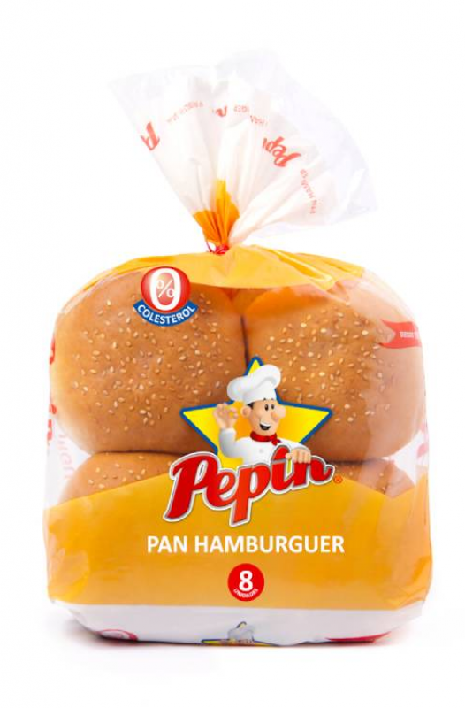 Pan Pepin Hamburguesa8 UND