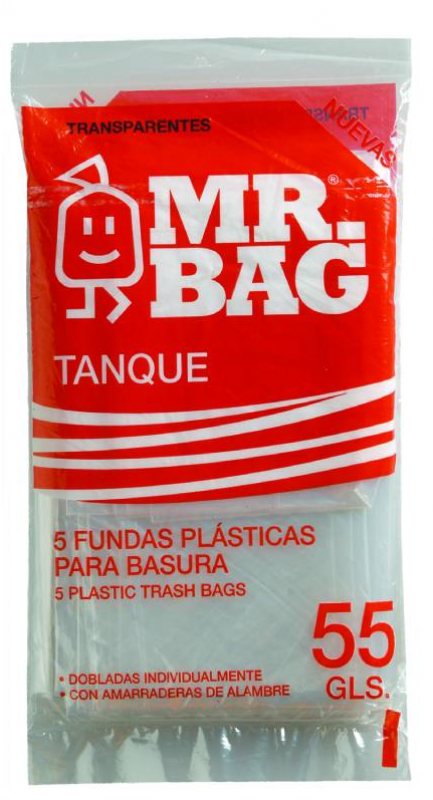 Funda Mr Bag Tanque 55gl Negro5 UND