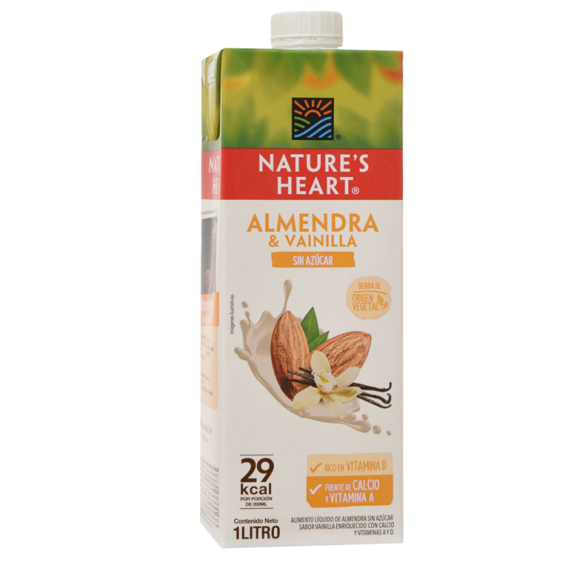 Bebida Almendra Vainilla Natures Heart1 LT