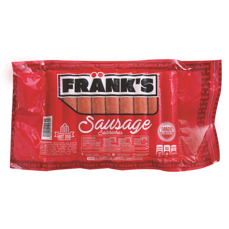 Salchichas Induveca Fran K Hot Dog30 UND