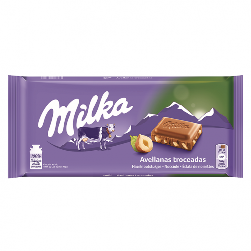 Chocolate Milka Avellana125 GR