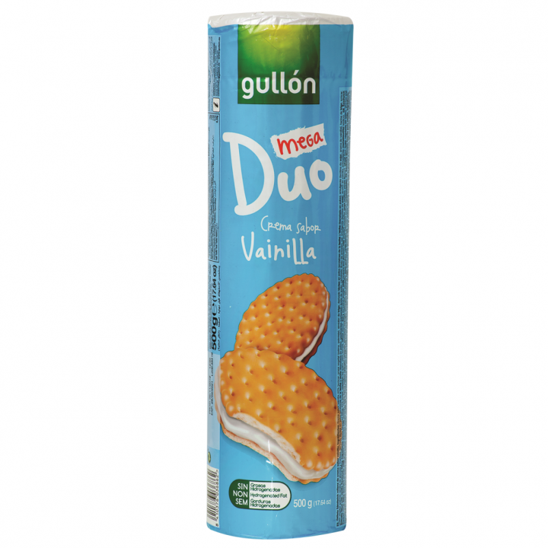 Galleta Gullon Mega Duo Vainilla500 GR