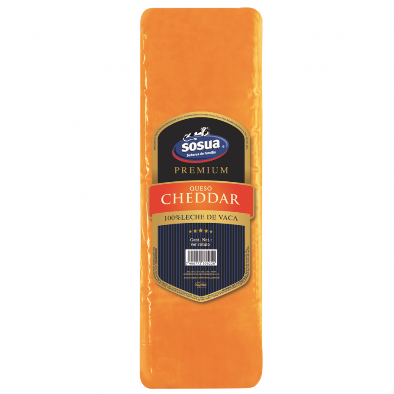 Queso Sosua Cheddar PremiumLB