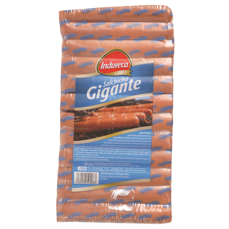 Salchicha Induveca Hot Dog Gigante36 UND