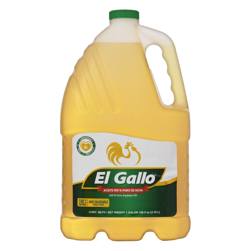 Aceite El Gallo De Soya128 OZ