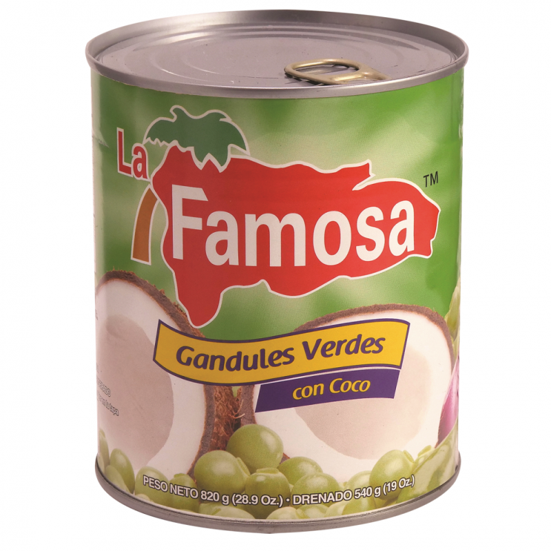 Guandules Verdes La Famosa C/coco820 GR