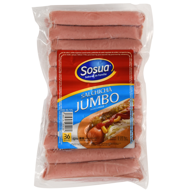 Salchicha Sosua Jumbo32 UND