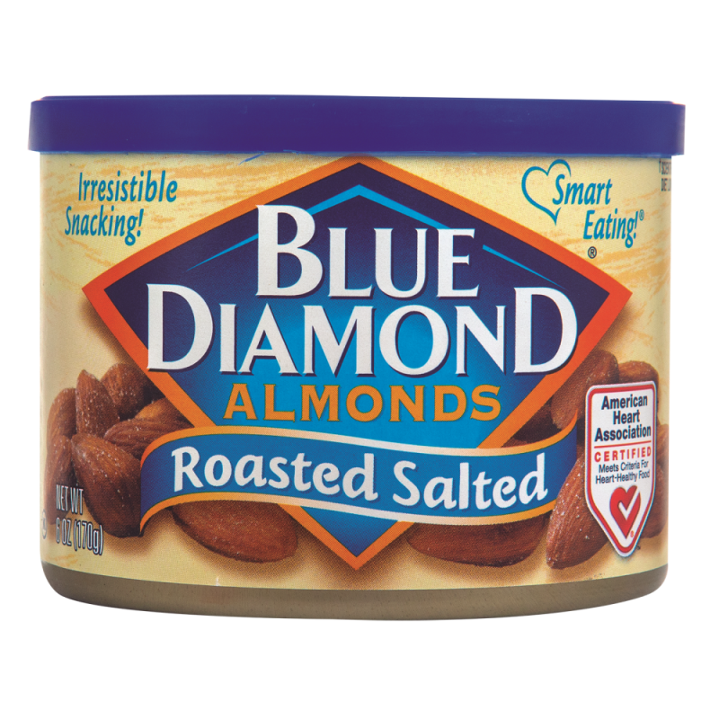 Almendras Blue Diamond Roast Salt6 OZ