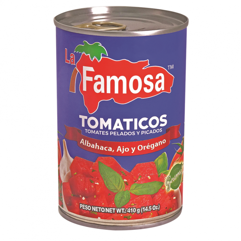 Tomaticos La Famosa Albh Ajo Oreg410 GR