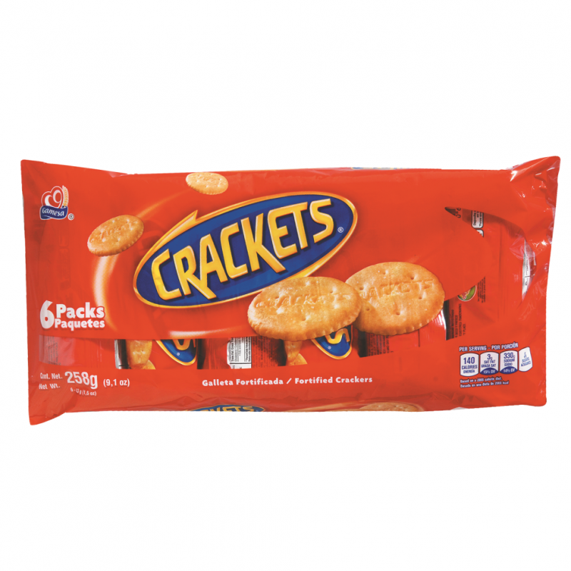 Galleta Gamesa Crackerts Multipack258 GR