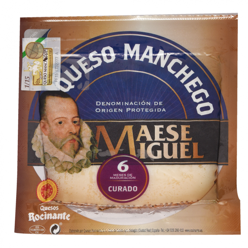 Queso Maese Miguel Manchego Medio Curado0.25 LB