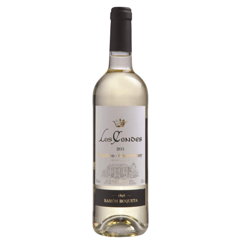 Vino Blanco Los Condes Macabeo-chardonnay750 ML