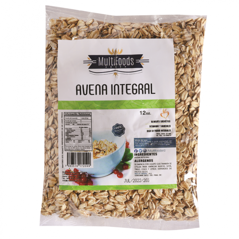 Avena Integral Multifoods12 OZ