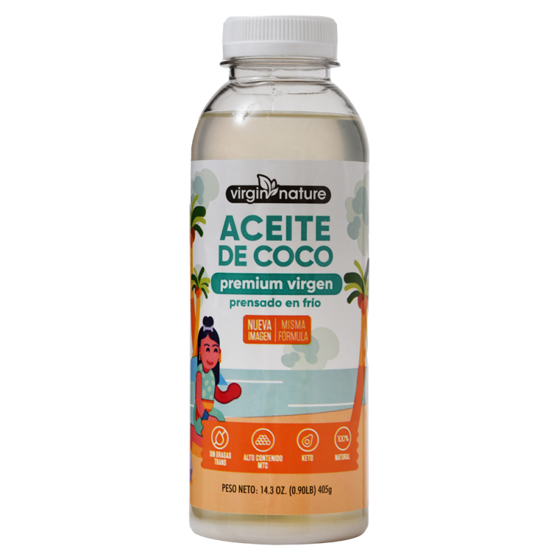 Aceite Coco Prem Virgin Nature14.3 OZ