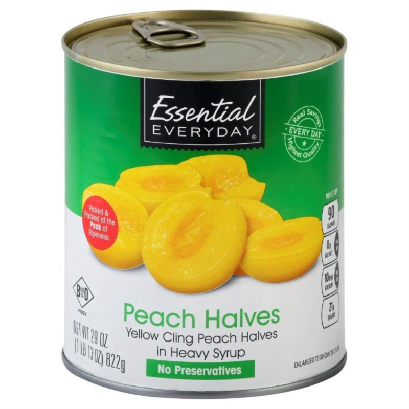 Melocotón Mitades Essential Halves Heavy Syrup29 OZ