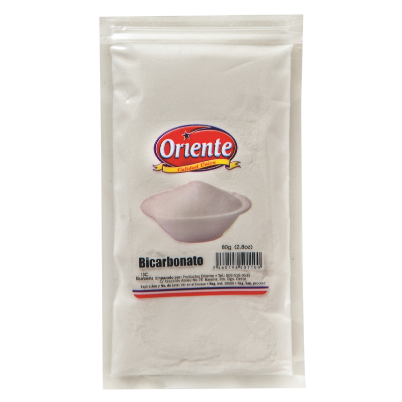 Bicarbonato De Sodio Oriente Sobre80 GR