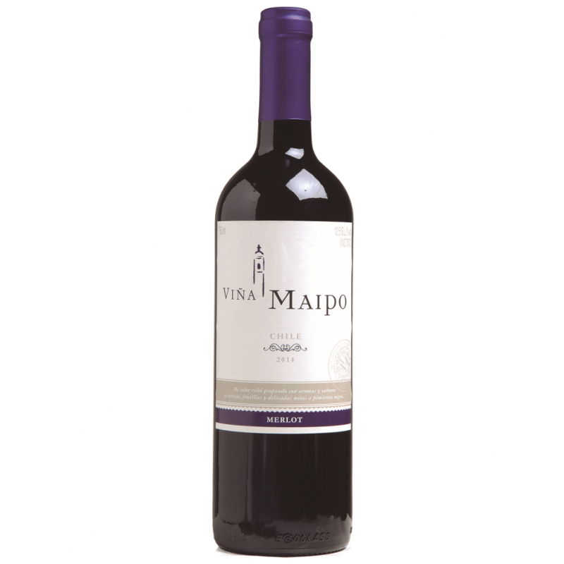 Vino Tinto Viña Maipo Merlot0.75 LT