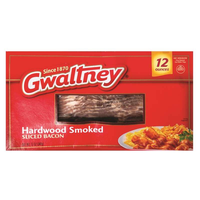 Tocineta Gwaltney Hard Wood Smoke12 OZ