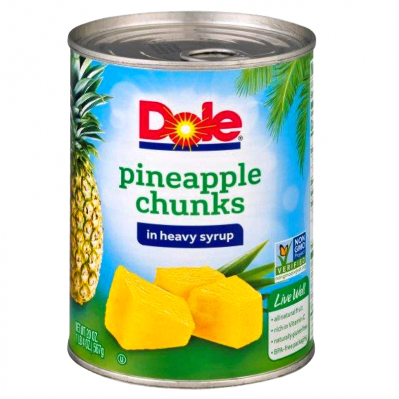 Trozos Piña Dole Syrup20 OZ