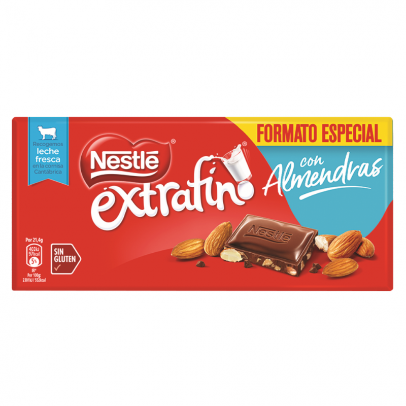 Chocolate Nestle Almendras123 GR