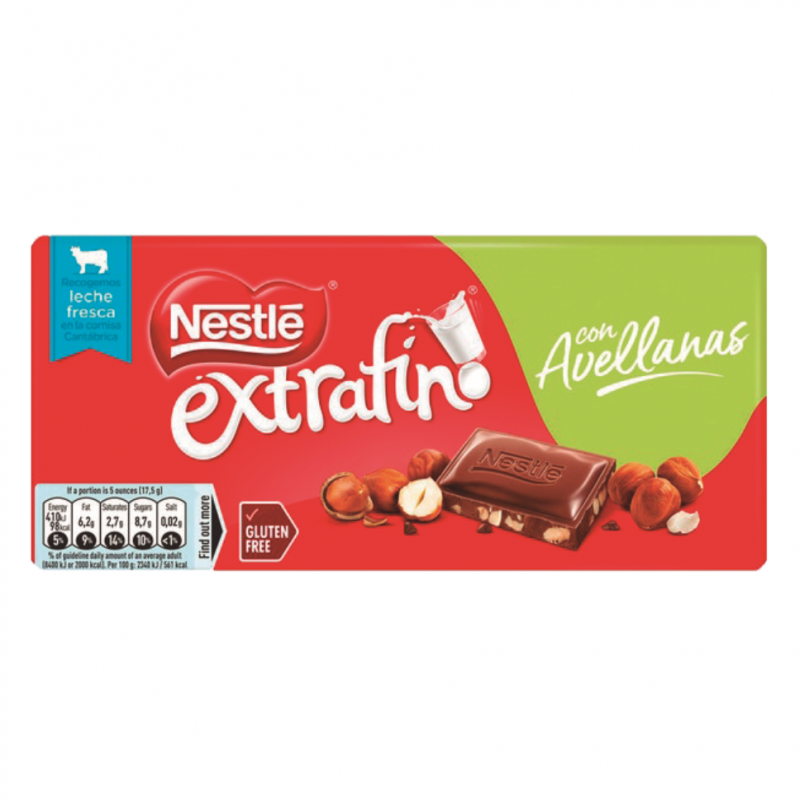 Chocolate Nestle Avellana123 GR