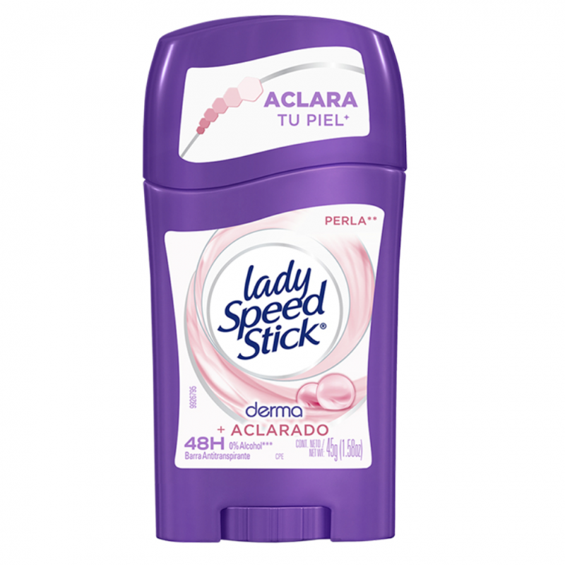 Desodorante Lady Speed Stick Derma Perla Barra45 GR