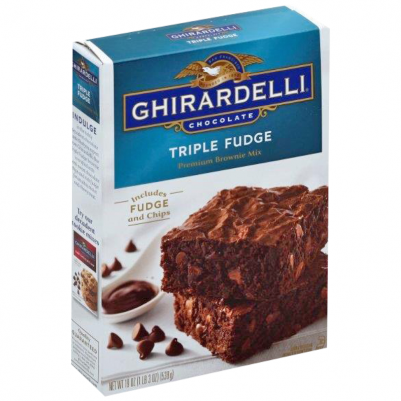 Mezcla Brownie Ghirardelli Mix Trpl Fudge19 OZ