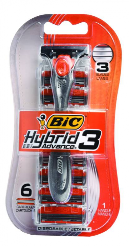 Rasuradora Bic Hybrid C/respuestos1 UND