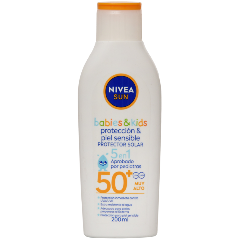 Protector Solar Nivea Sun Sensible Kids F50200 ML