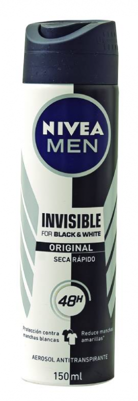 Desodorante Nivea Men Spray Inv Bw Orig150 ML