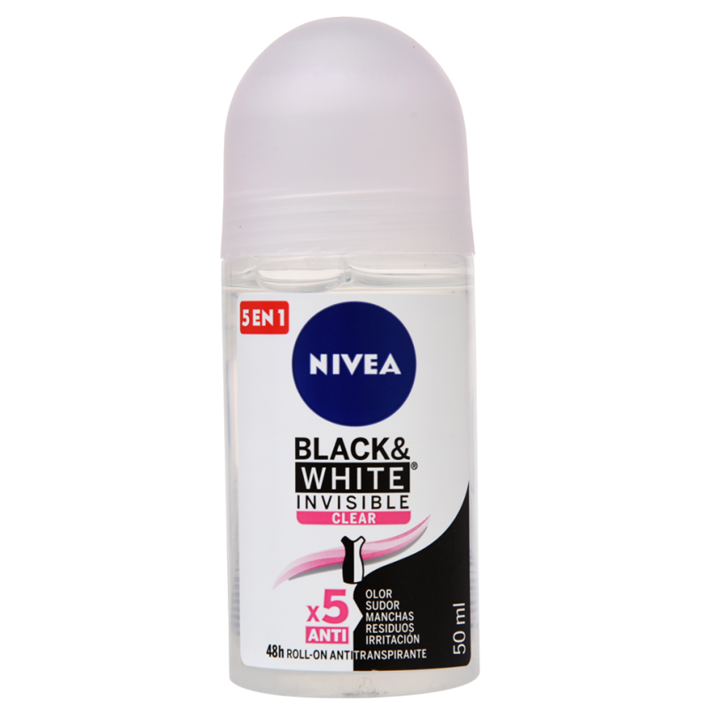 Desodorante Nivea Roll-on Black & White Clear50 ML