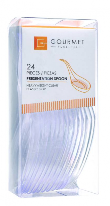 Plastics Spoon Gourmet Presetation24 UND