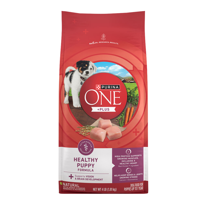 Alimento Seco Para Perro Cachorro Purina One® +plus Pollo Y Arroz4 LB