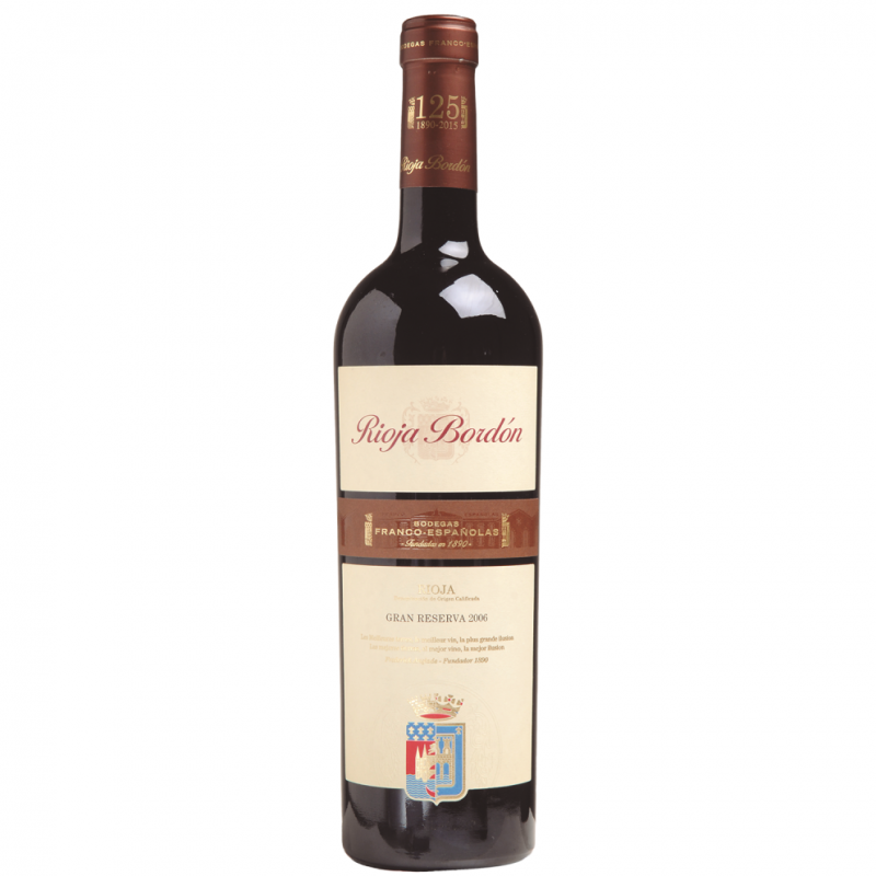 Vino Tinto Rioja Bordon Gran Reserva0.75 LT