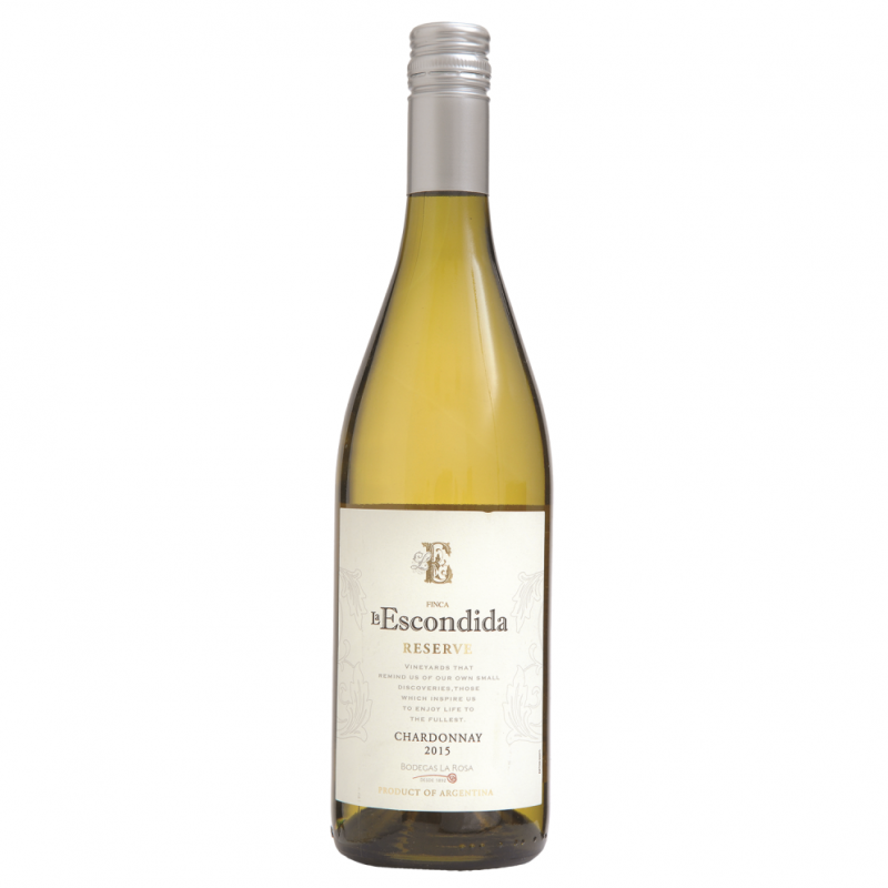 Vino Blanco Finca La Escondida Chardonnay Reserva0.75 LT